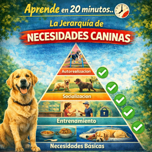 No puedes dar amor a un perro que tiene hambre. No puedes ensenar trucos a un perro que tiene miedo. No puedes construir un vinculo con un perro que no tiene identidad. El orden importa tanto como el contenido.