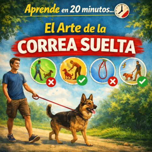 La correa suelta no es el destino del entrenamiento. Es el idioma en el que tutor y perro aprenden a caminar juntos.