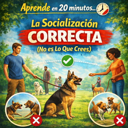 Llevar a tu perro a jugar con otros perros no es socialización. Puede ser exactamente lo contrario