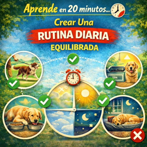 Una rutina no es una jaula para tu perro. Es el idioma con el que le dices: se exactamente lo que va a pasar hoy, y todo va a estar bien.